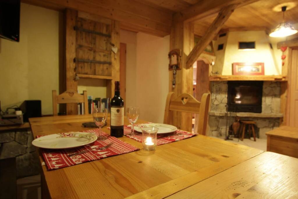 Appartement Cozy Dans Chalet 6 Pers Voiture 4 Roues Motrice A Dispo La Clusaz Εξωτερικό φωτογραφία